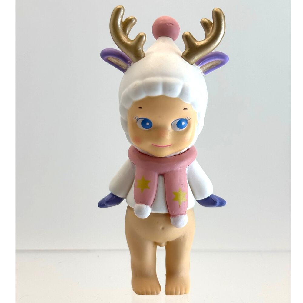 New Kewpie/Angel Mini Figure in Winter Reindeer Costume, Open Blind Box